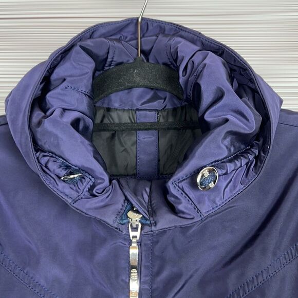 POSTCARD Italy Ski Winter Snow Blue Jacket with Hood size US 6 - Picture 3 of 15